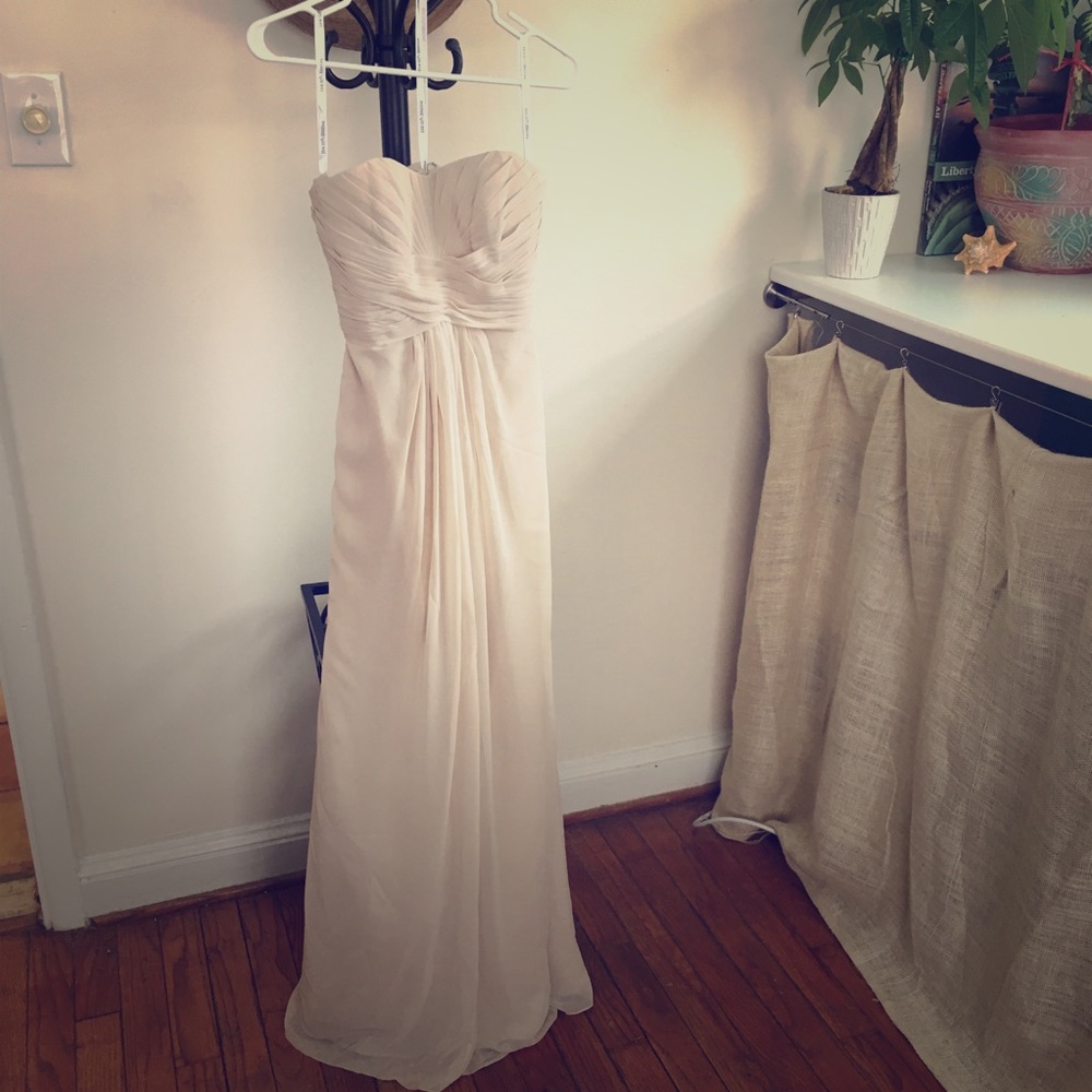 David Bridal bridesmaid dress.
